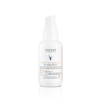 VICHY Capital Soleil UV-Age Daily SPF 50+ veido kremas nuo saulės nuo fotosenėjimo su atspalviu 40 ml