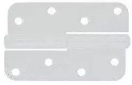 Lankstas durims Kurzemes, 11 cm, balta