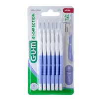 GUM Bi-Direction 0.6 mm tarpdančių šepetėliai N6
