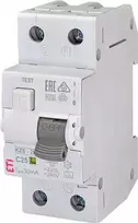 ETI Srovės nuotėkio relė KZS-2M (C 25A; 6kA; 30mA A; 1P+N)