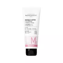 NOVEXPERT Magnesium Detox veido kaukė su rausvu moliu 75 ml