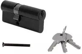 Valnes Spynos cilindras 35 x 35 mm, 3 raktai, juodos spalvos