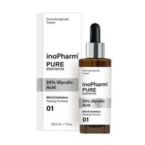 INOPHARM Pure Elements 20% glikolio rūgšties veido pilingas 30 ml