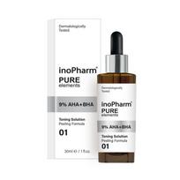 INOPHARM Pure Elements 9% AHA+BHA veido pilingas 30 ml
