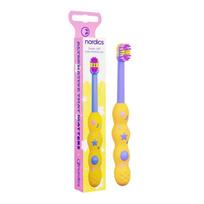 NORDICS Premium 4080 Yellow vaikiškas dantų šepetėlis (0-2 m.)