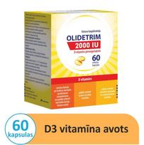 OLIDETRIM 2000 TV vitamino D minkštos kapsulės N60