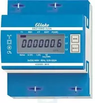 ELTAKO elektros skaitiklis, skaitmeninis transformatorius, 3P+N, -5A, impulsų išėjimas, 10 imp./kWh, sertifikuotas MID, 70 mm pločio, DIN bėgelis