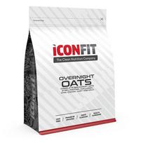 ICONFIT naktinės avižos su šokolado ir žemės riešutų skonio 1 kg