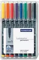 Staedtler 313 WP8, Juoda, Mėlyna, Ruda, Žalia, Oranžinė, Raudona, Violetinė, Geltona, Juoda, Polipropilenas (PP), 0,4 mm, 1 vnt.