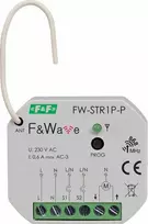 F&F F&F F&Wave FW-STR1P-P daugiafunkcis roletų radijo valdiklis 0.6A 85-265V AC/DC, skirtas fi 60 dėžutei