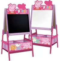 Arditex Gurli Pig molbertas 2 viename balta lenta / juoda lenta