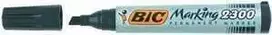 BIC Marking 2300, Juoda, Smailiu galiuku, Juoda, Pilka, 3,1 mm, 5,3 mm, Medžio drožlių plokštė, Stiklas, Metalas, Popierius, Plastikas