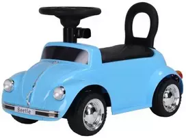 Megaleg VW Beetle Classic Walker su odine sėdyne, mėlynas