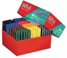Newell Pluošto žymekliai Berol Colourbroad, 288 įvairių spalvų pakuotėje