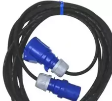 Thorkild Larsen E-line prailginimo kabelis 3G1.5 - H07RN-F, CEE, 3 polių 230V/16A, juodas neoprenas, 10m