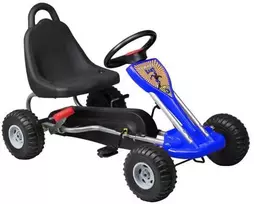 „MegaLeg“ pedalų gokartas vaikams nuo 3 iki 5 metų, mėlynas