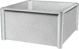 Schneider Electric Thalassa PLS serijos pilkas stiklo pluoštu armuoto poliesterio gaubtas, IP65, IK09, 270 x 270 x 135 mm