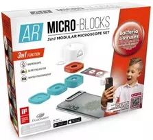 Eastcolight AR Micro-Blocks 3in1 modulinis mikroskopo rinkinys bakterijoms ir virusams