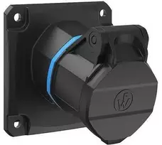 Walther Design Jungiamasis lizdas CEE 3P 16A 230V H6 86x86 S