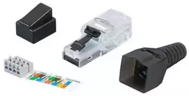 EFB Elektronik 88035UTP.1, RJ-45, juodas, kištukas, Cat6