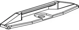 CUBIC Uždarymo laikiklis 1180-0002, 1, 1,5, 7 ir 9 modulių durims