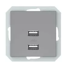 USB įkroviklis VILMA QR1000, pilkos spalvos