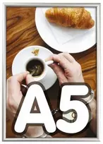 Plakatas Twinco TWIN LIGHT prisegamas rėmelis A5 sienai - 14 mm