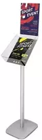 Plakatas Twinco TWIN informacinis stovas A4 Alu 330x220x1305 mm