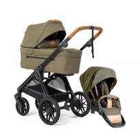 Vežimėlis Emmaljunga SENTO PRO FLAT+, Outdoor Olive 2in1