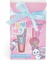 MARTINELIA Yummy kosmetikos rinkinys, 1 nagų lakas, 1 lūpų blizgis