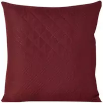 Eurofirany DESIGN 91 BONI / 5 Pagalvės užvalkalas su karšto spaudimo technika įspaustu skiautinių motyvu, 40X40 cm, spalva: plytų