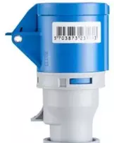 Thorkild Larsen E-line prailgintuvas CEE mėlynas - 230V/16A, 3 polių 6 val., IP44