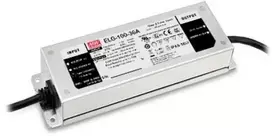 Impulsinis maitinimo šaltinis LED 24V 4A, reguliuojamas ir valdomas, PFC, IP65, Mean Well