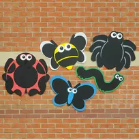 TTS lauko žymėjimo kreidinės lentos, 5 vnt., Minibeasts