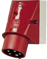 Mennekes Sieninis lizdas CEE 5P 32A 380V H6 IP44 raudonas