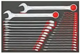 TengTools Veržliarakčių komplektas Teng Tools TTESP31; EVA; 31 vnt.