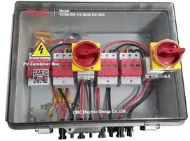 CNC PV atjungimo skydelis, DC 4in-4out, IP66