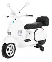 Ramiz Elektrinis motoroleris vaikams Vespa, Baltas