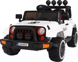 Ramiz Elektromobilis Full Time 4WD 4x4, Baltas