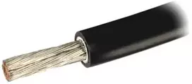Ostatní 1 metro kaina - GOOWEI energijos kabelis saulės baterijoms prijungti, varinis, 1x 6mm2, juodas