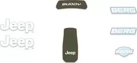 Berg Buddy 2.0 - Sticker set Jeep