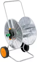 Žarnos ritės vežimėlis 110 m 1/2"/80 m 3/4" žarnai, plienas