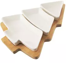 Orion Užkandžių dubenėlių rinkinys 28 cm, 4 vnt., balti porcelianiniai