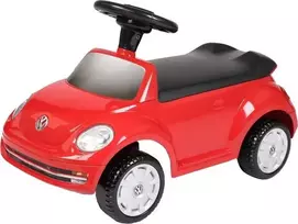 Roll Play Vaikiškas stumdomas automobilis RollPlay VW Beetle Foot-To-Floor, raudonas