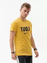 Vyriški geltoni marškinėliai TUOJ (juodas)