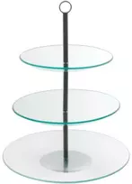Leila stiklo padėklas, trijų lygių, 30 cm AMBITION