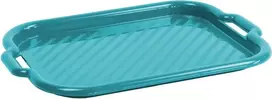 Plastikinis padėklas vidutinis Clever 46 x 33 x 3 cm mėlynas DOMOTTI