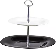 Dajar Tortinė dwupoziomowa Carine 28 cm balta ir-juoda LUMINARC