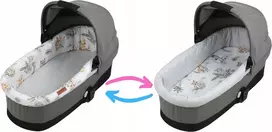 Babymam Vežimėlio lopšio komplektas, įdėklas ir čiužinio paklodė
