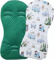 Babymam Vaikiško vežimėlio dvipusis įdėklas 71x35 cm